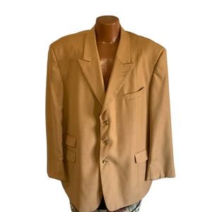 Stacey Adams Gold Color Suit Set Blazer/Pants